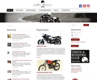 Motosclasicas80.com(Motos clásicas de los 70) Screenshot