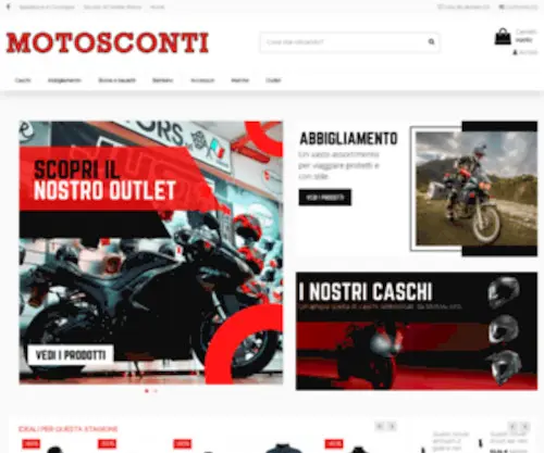 Motosconti-Firenze.it(Motosconti-Firenze Caschi & Abbigliamento Moto) Screenshot
