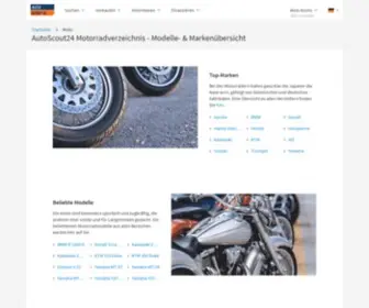 Motoscout.com(AutoScout24 Motorradverzeichnis) Screenshot