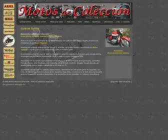 Motosdecoleccion.com(Motosdecoleccion) Screenshot