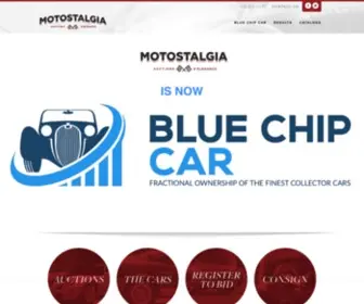 Motostalgia.com(Auctions D' Elegance) Screenshot