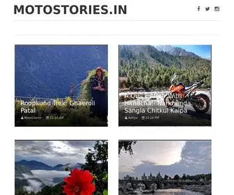 Motostories.in(MotoStories) Screenshot