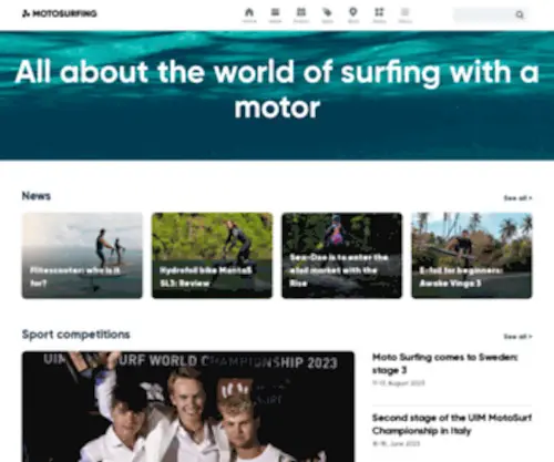 Motosurfing.com(Motosurfing) Screenshot
