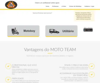 Mototeamexpress.com(Peça um profissional com segurança) Screenshot