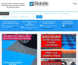 Mototile.com(Garage Floor Tiles) Screenshot