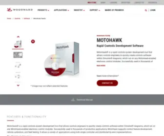 Mototron.com(Woodward MotoHawk Control Solutions) Screenshot