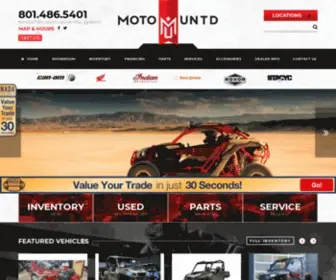 Motounitedslc.com(Moto United Bountiful) Screenshot