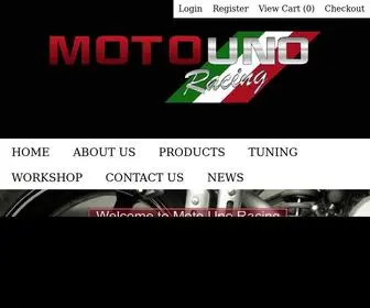 Motounoracing.co.za(Moto Uno Racing) Screenshot