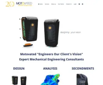 Motovated.co.nz(Motovated Design & Analysis) Screenshot