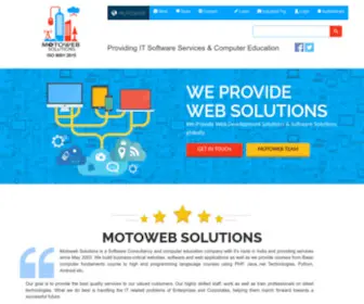 Motoweb.org(Web Development and Software Consultancy Company) Screenshot