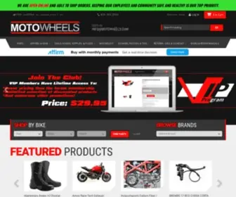 Motowheels.com(Motowheels-Quality parts and accessories for Ducati, Aprilla, Triumph, BMW, KTM, Yamaha and Suzuki motorcycles) Screenshot