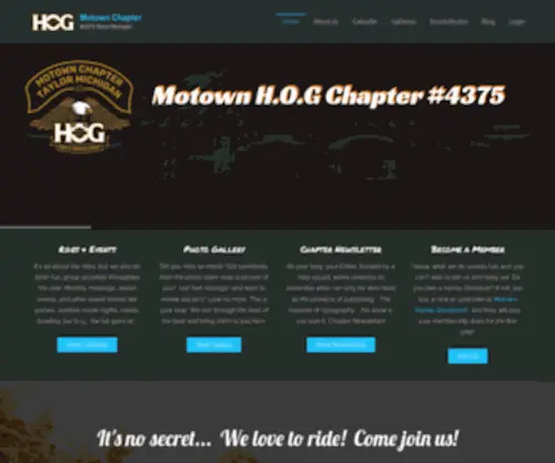 Motownhog.com(Motown Chapter #4375) Screenshot