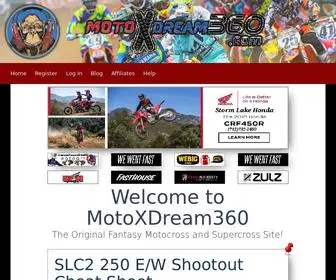 MotoxDream360.com(MotoXDream360 Fantasy Motocross) Screenshot