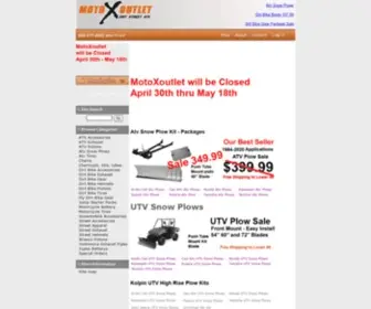 Motoxoutlet.com(Atv Snow Plows) Screenshot