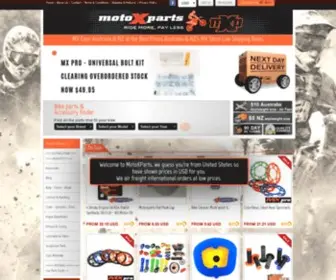 Motoxparts.co.nz(NZ's Largest Motocross Parts & Accessories Store) Screenshot