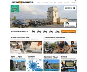 Motoxplorers.com(Premium Motorcycle Rent Portugal) Screenshot