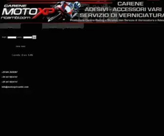 Motoxpricambi.com(Carene Moto XP) Screenshot