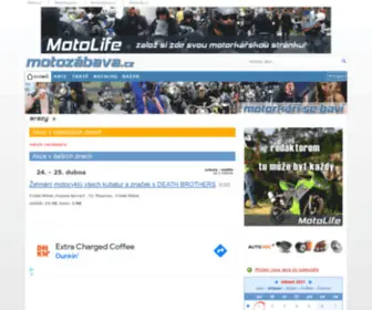 Motozabava.cz(Motorkáři se baví) Screenshot