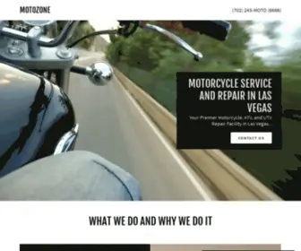 Motozonemotorsports.com(Motorcycle service and repair in Las Vegas) Screenshot