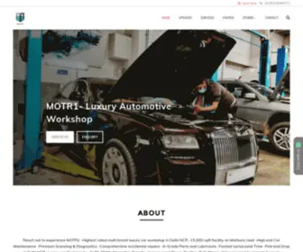 Motr1.com(Luxury Automotive Workshop in Faridabad) Screenshot