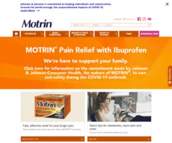 Motrin.ca(MOTRIN®) Screenshot