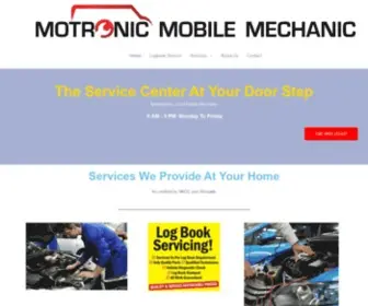 Motronicmobilemechanic.com.au(Your professional service center at your door step) Screenshot