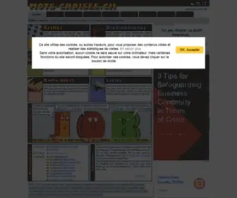 Mots-Croises.ch(Cloudflare custom page) Screenshot