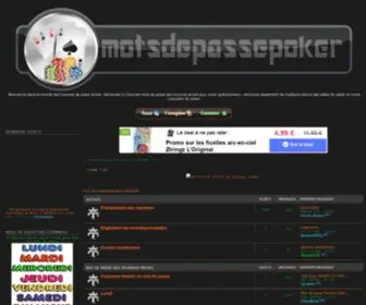 Motsdepassepoker.com Screenshot