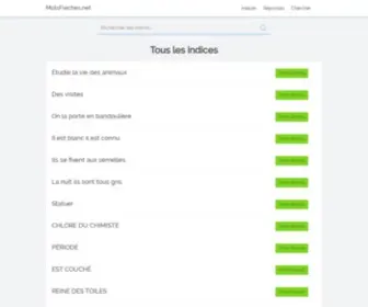 Motsfleches.net(Moteur) Screenshot