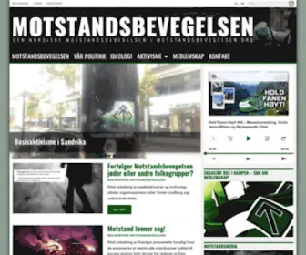Motstandsbevegelsen.org(Motstandsbevegelsen) Screenshot