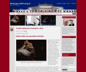 Mottingers-Meinung.at(Mottingers Meinung) Screenshot