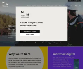 Mottmac.com(Global engineering) Screenshot