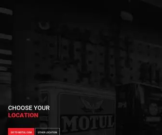 Motul.com(Escolha a sua localização) Screenshot