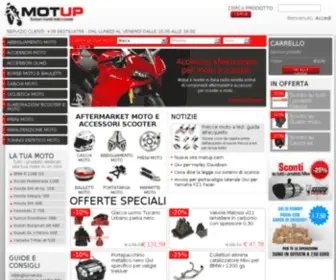 Motup.com(Accessori scooter e aftermarket moto) Screenshot