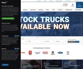 Motuscommercials.co.uk(Commercial Vehicles) Screenshot