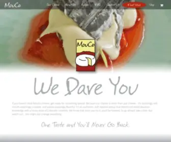 Mouco.com(Mouco Cheese Company) Screenshot