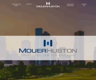 Mouerhuston.com(Mouer Huston Law Firm) Screenshot