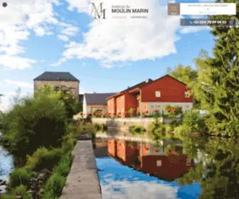 Moulin-Marin.com(∞ Auberge du Moulin Marin Logis Hôtel Lapalisse en Auvergne) Screenshot