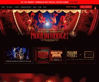 Moulinrougemusical.com(Moulin Rouge) Screenshot