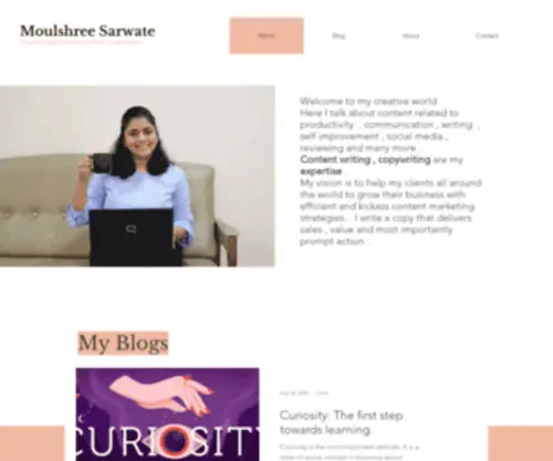 Moulshreesarwate.com(Moulshree Sarwate) Screenshot