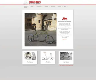 Moultonbicycles.co.uk(MOULTON Bicycle Company) Screenshot