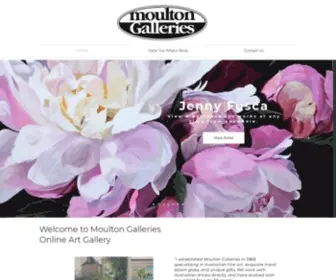 Moultongalleries.com.au(Moulton Galleries has worked with Australian artists directly for over 30 years) Screenshot