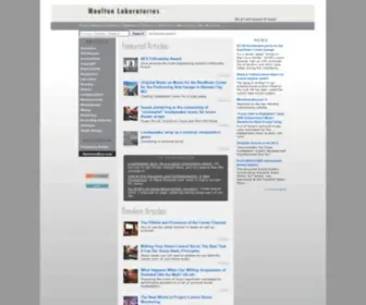 Moultonlabs.com(Moulton Laboratories) Screenshot