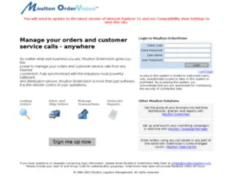 Moultonordervision.com(OrderVision) Screenshot