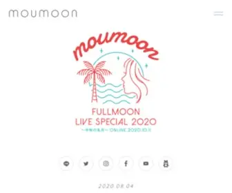 Moumoon.com(Moumoon OFFICIAL WEBSITE) Screenshot