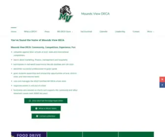 Moundsviewdeca.org(Mounds View High School DECA. Check out what's new or get involved. Official) Screenshot