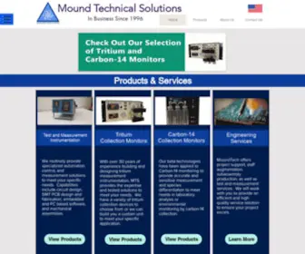 Moundtech.com(MTS) Screenshot