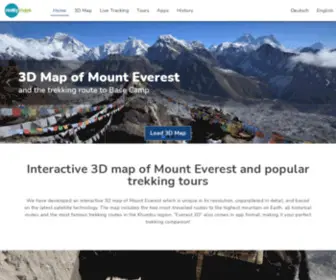 Mount-Everest3D.com(Mount Everest 3D) Screenshot