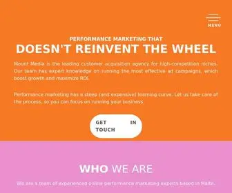 Mount-Media.com(Let us be at the heart of your marketing strategy) Screenshot