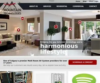 Mount-Tech.com(Mountain Technologies offers customized smart home automation solutions including) Screenshot